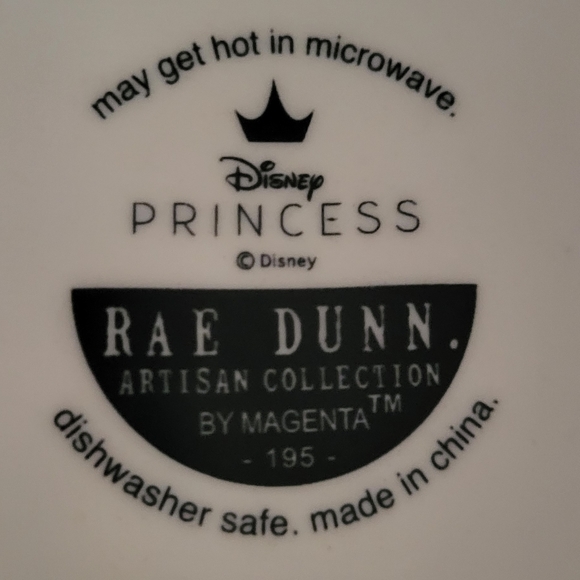 2 ~ Disney Princess CINDERELLA Allover Print Coffee Tea Mug Cup Set Rae Dunn - Picture 6 of 7